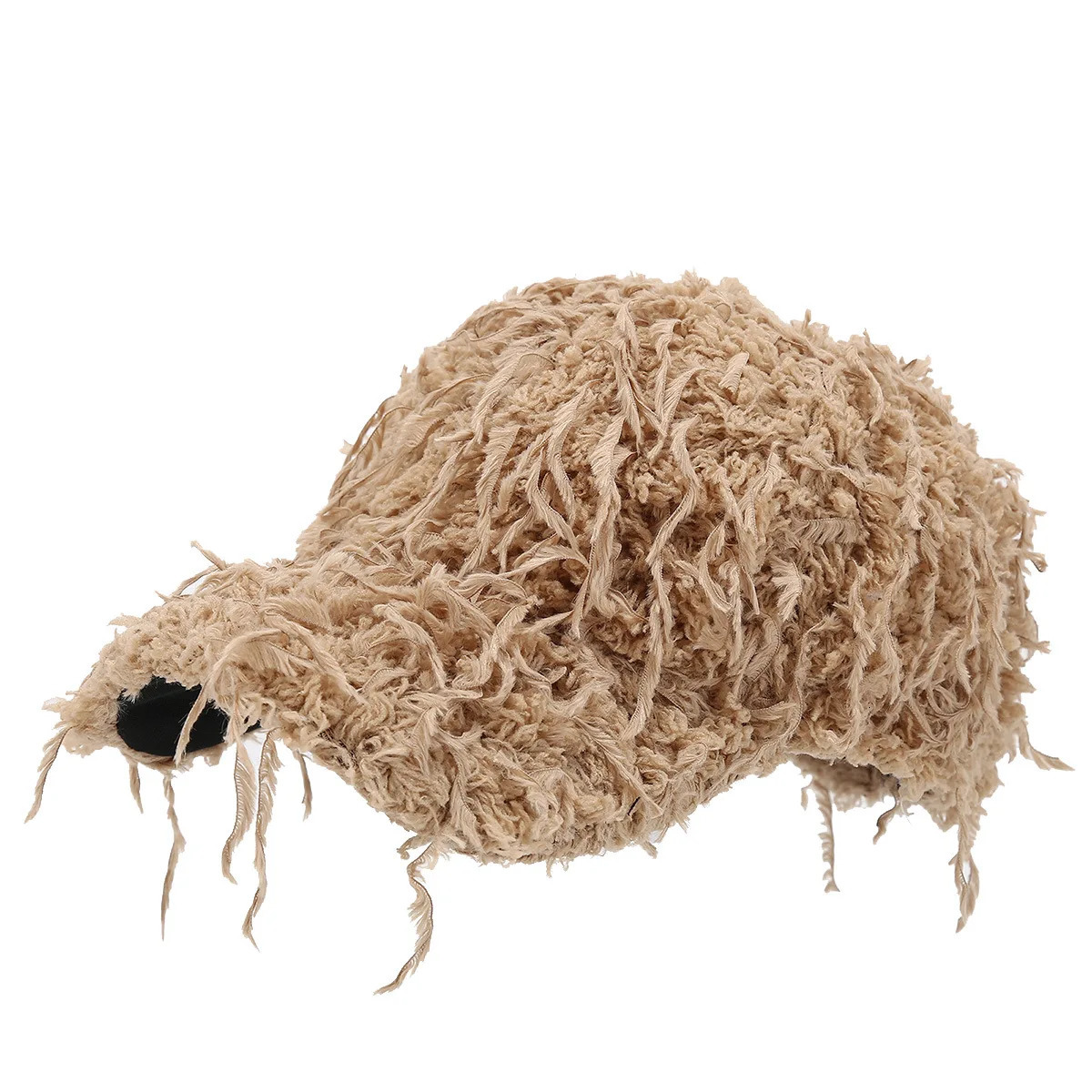 Autumn Winter Faux Fur Plush Warm Thick Baseball Cap Adjustable Winter Fashion Sports Hat 250103