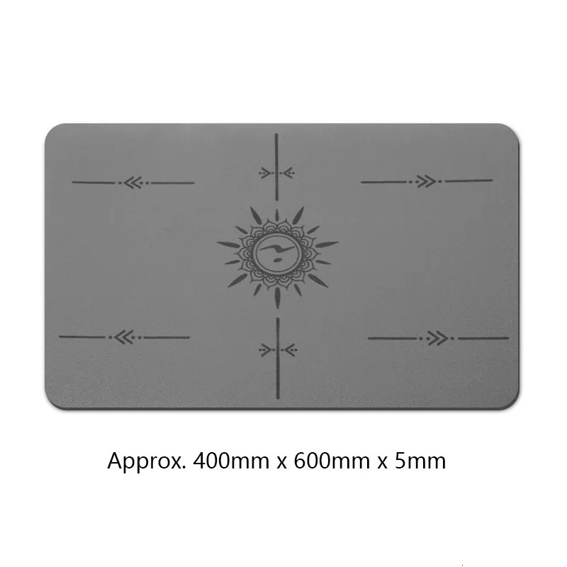 Mini Flat Support Mat Non-slip Polyurethane Rubber Yoga Mat 40 X 60CM Inverted Balance Knee Fitness Mat Thickness 5mm 250102
