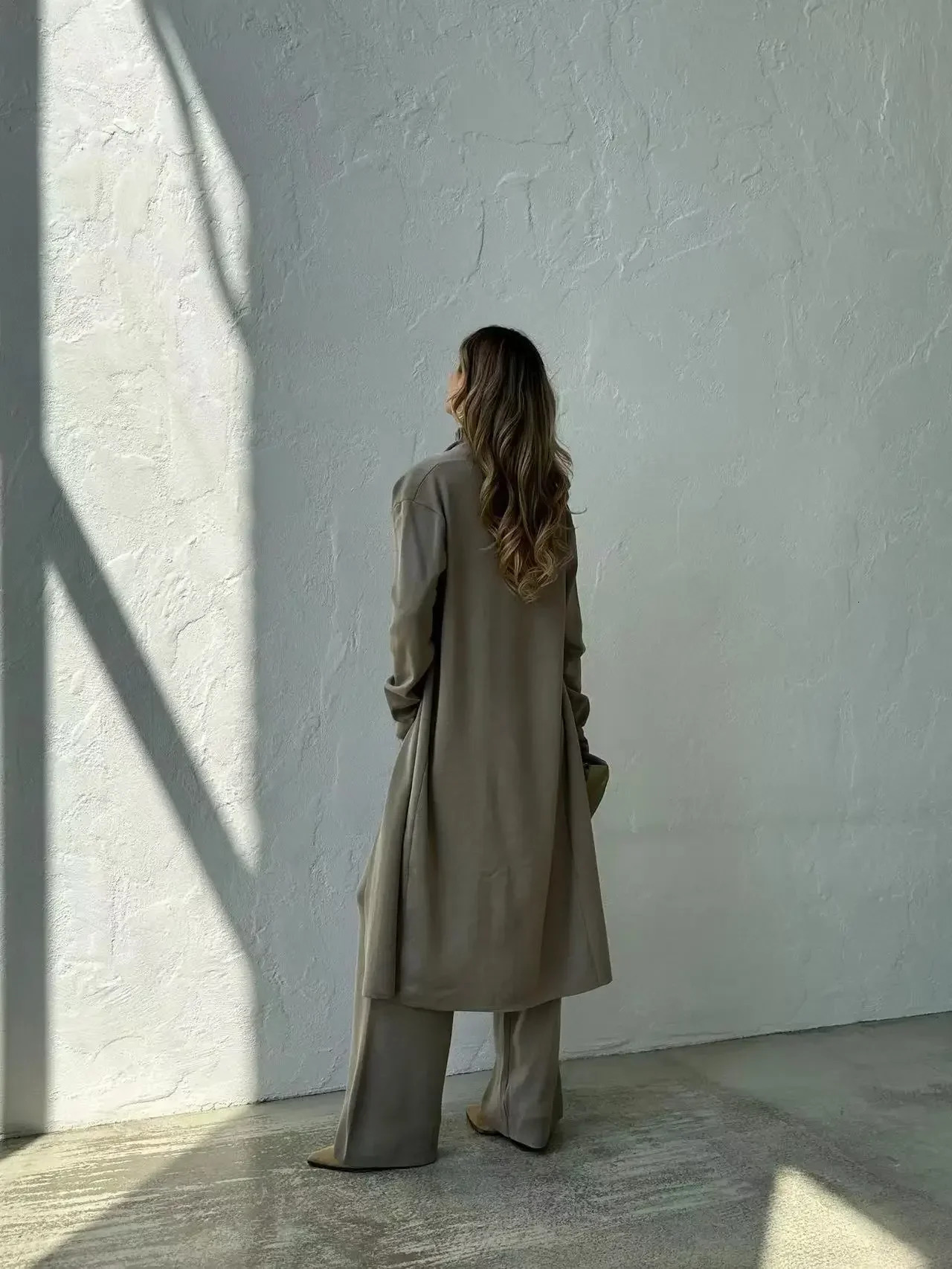 2024 Winter Knitted Half High Collar Pullover Set Women Casual Pant Sets Loose Cardigan Elegant Fashion Spring Autumn 3 Pcs y241223