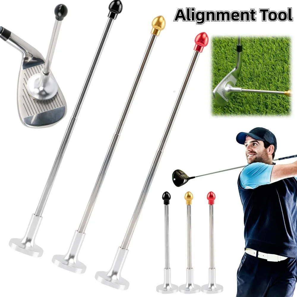Magnetic Golf Alignment Stick Golf Club Direction Rods Golf Swing Trainer Posture Corrector Golf Practice Accessories Aid Tools 250102