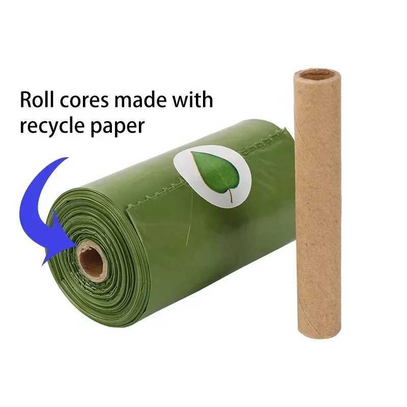 Pet Dog Poop Biodegradable Waste Bags with Dispenser Eco-Friendly Product for Dogs Leak Proof Breaks Down Quickly Poo Trash BagXJ250104