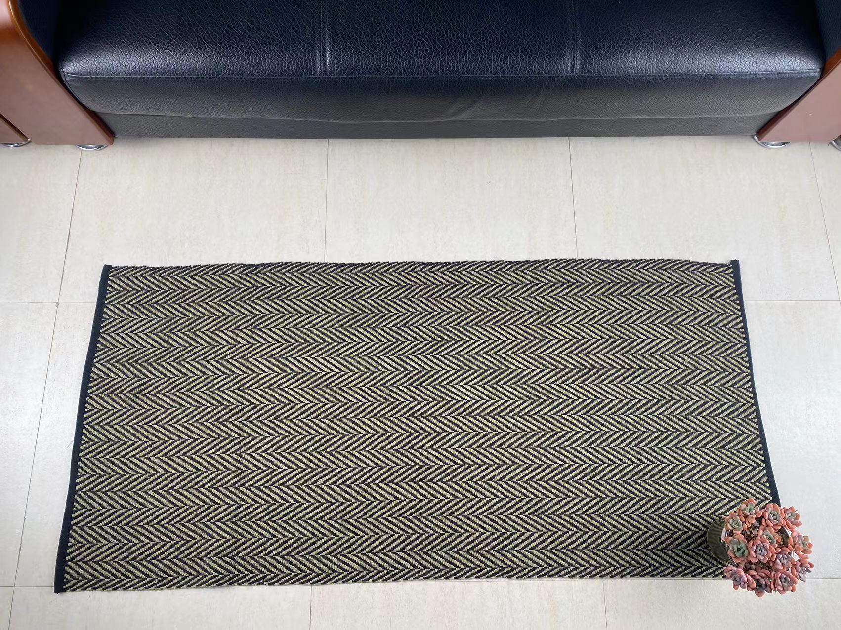 Stylish Handmade Cotton Rugs Featuring Solid Build and Advanced Moisture Wicking Technology for Elegant Environments