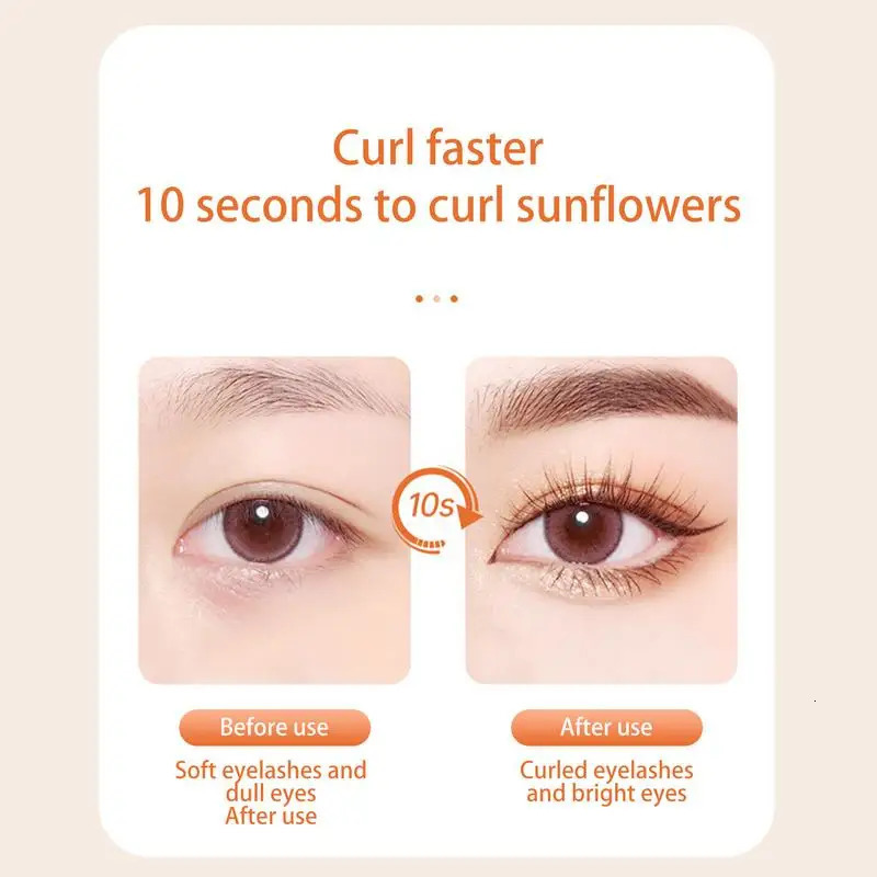 Electric Eyelash Curler Fast Heating Portable Eye Lash Perm Shaping Lasting Curling Thermal Eyelash Clip USB Charging Model 241226