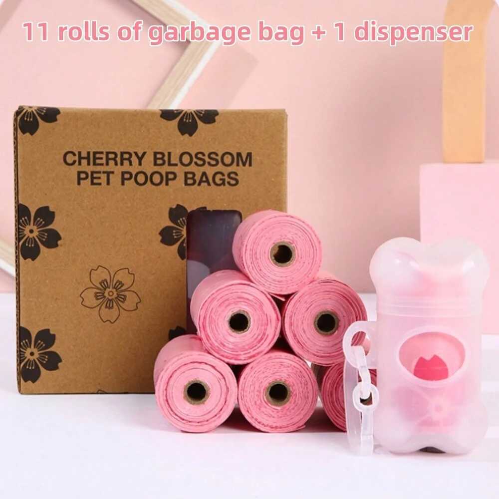 New Eco-friendly Pet Waste BagsBiodegradable Poop Pickup BagsDog Poop Pickup Cat Poop Feces Bags Outdoor Portable Pet SuppliesXJ250104