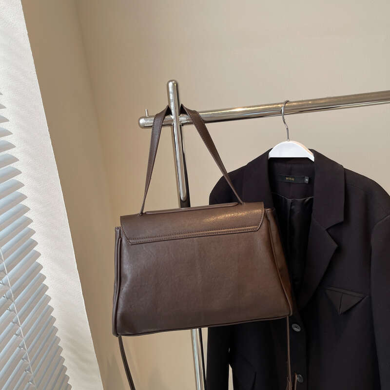 Fashionable versatile commuting handbag tote women's high-quality texture single-shoulder bag