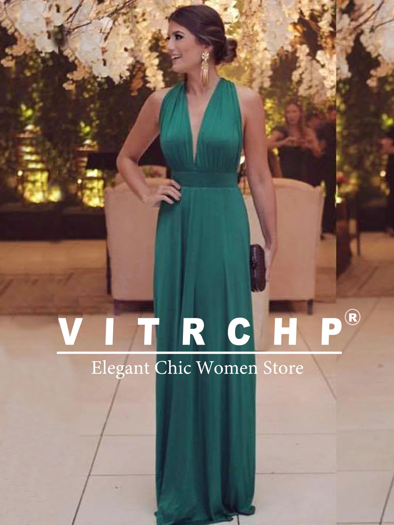 VITRCHP 2025 Bridesmaid Dress Floor Length Maxi Unlimited Dress Multi way Dress Formal Packaging Sexy Evening Dress 250103