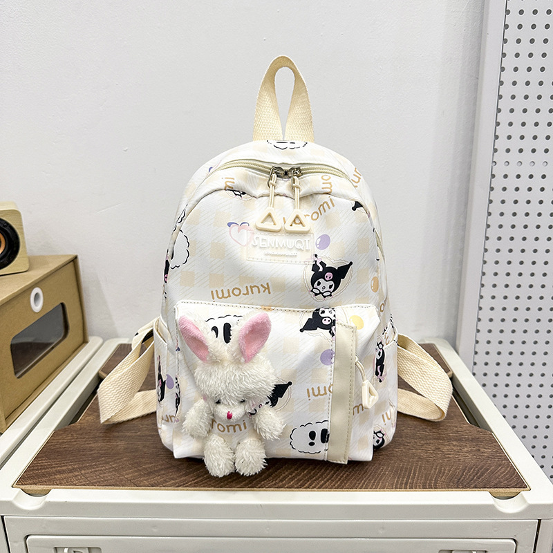 New For Girls' Travel, Lightweight Nylon Backpack, Children's Doll, Oxford Cloth Preschool Bag