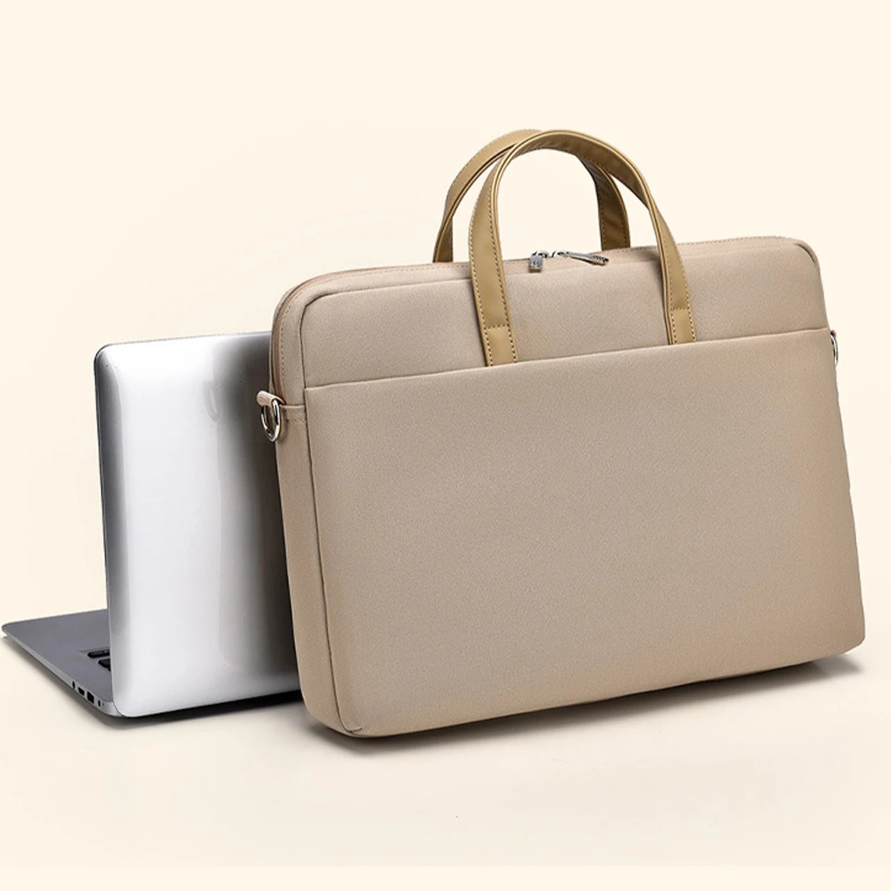 Large Capacity Laptop Bag 15.6 17 inch Protective Laptop Case Strap Carrying Computer Notebook 250102