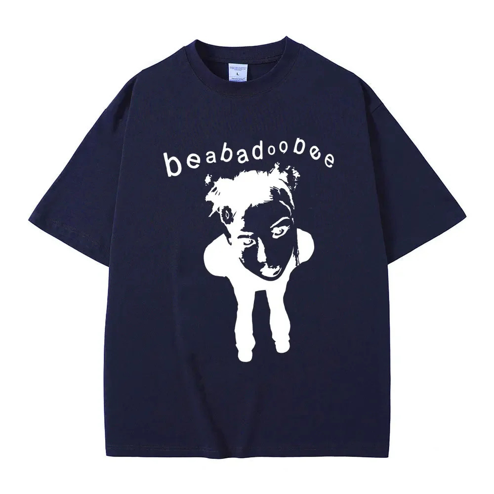 Singer Beabadoobee Graphic Print T-shirt Mens Fashion Cotton Oversized T-shirt Neutral Casual Y2k Style Short Sleeve T-shirt 250103