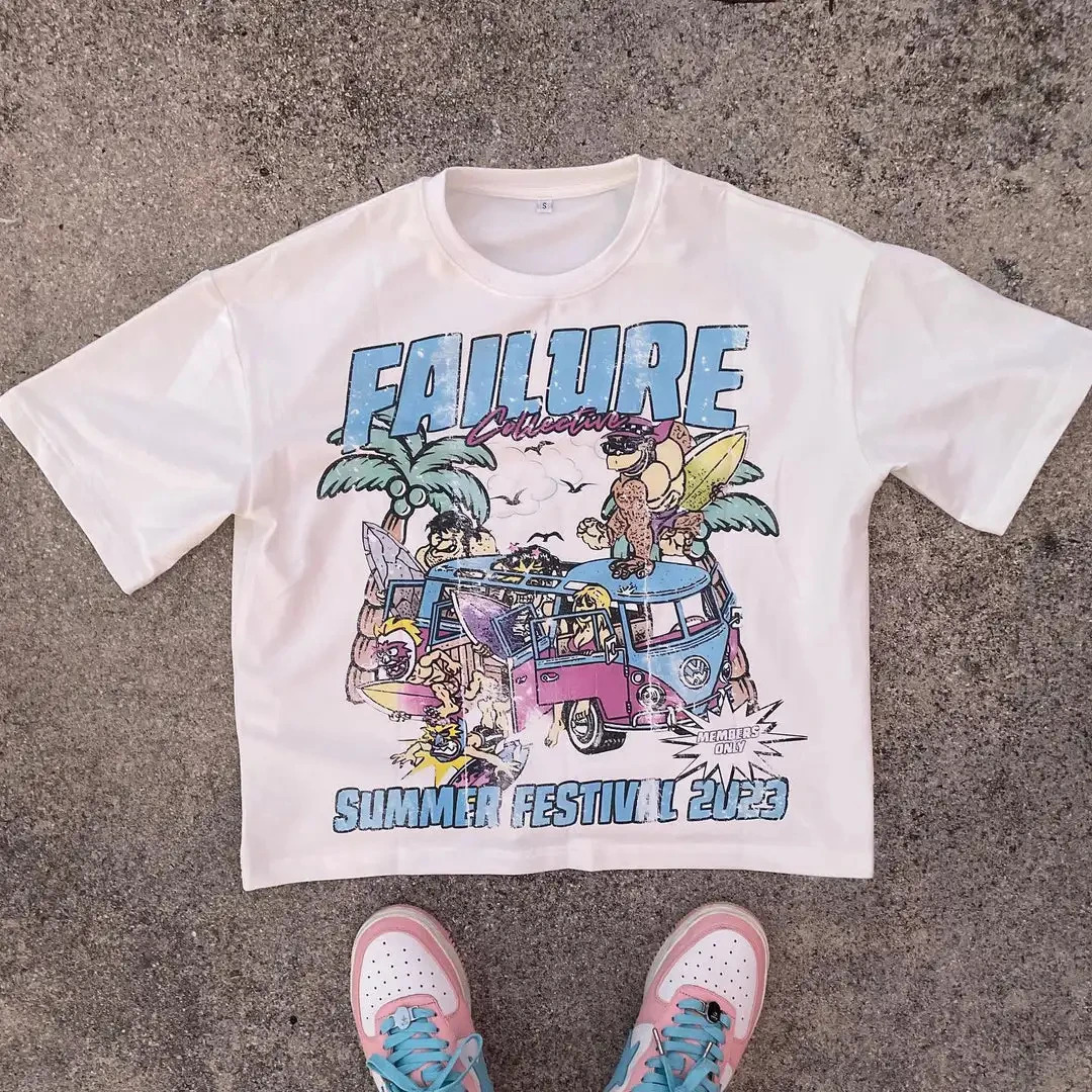 777 Graphic Cotton T-shirt printed with oversized Gothic style smart casual Harajuku streetwear Graphic Y2k top Gothic mens clothing 241230