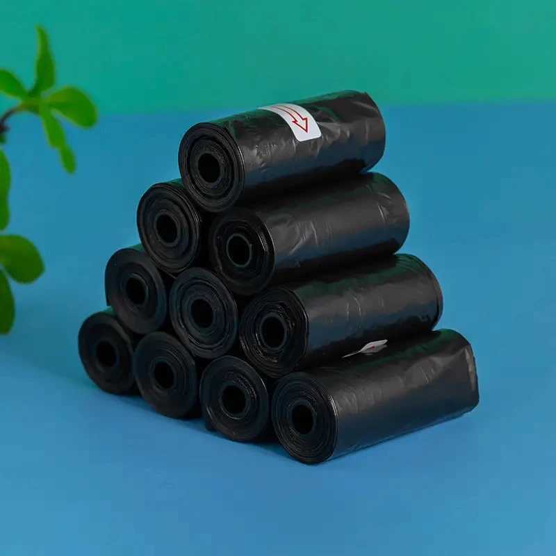 10 rolls/150 pieces Pet Leak-Proof Dog Poop Bags Biodegradable Disposable Eco-Friendly Puppy Unscented Outdoor Clean ReplacemeXJ250104