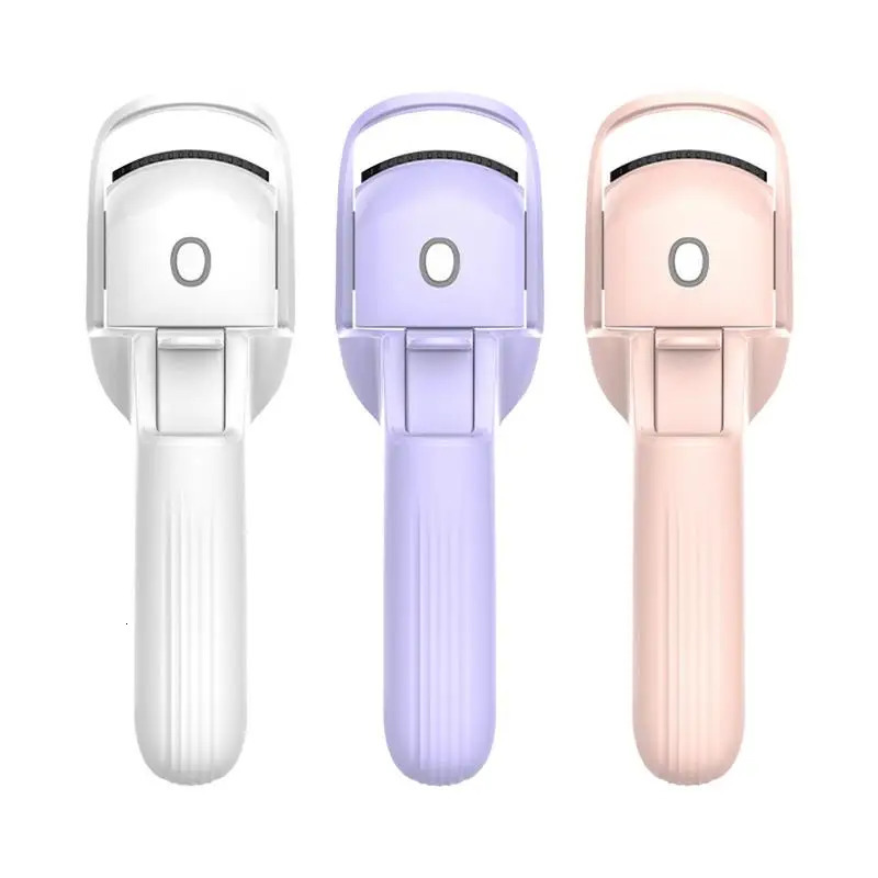 Electric Eyelash Curler Fast Heating Portable Eye Lash Perm Shaping Lasting Curling Thermal Eyelash Clip USB Charging Model 241226