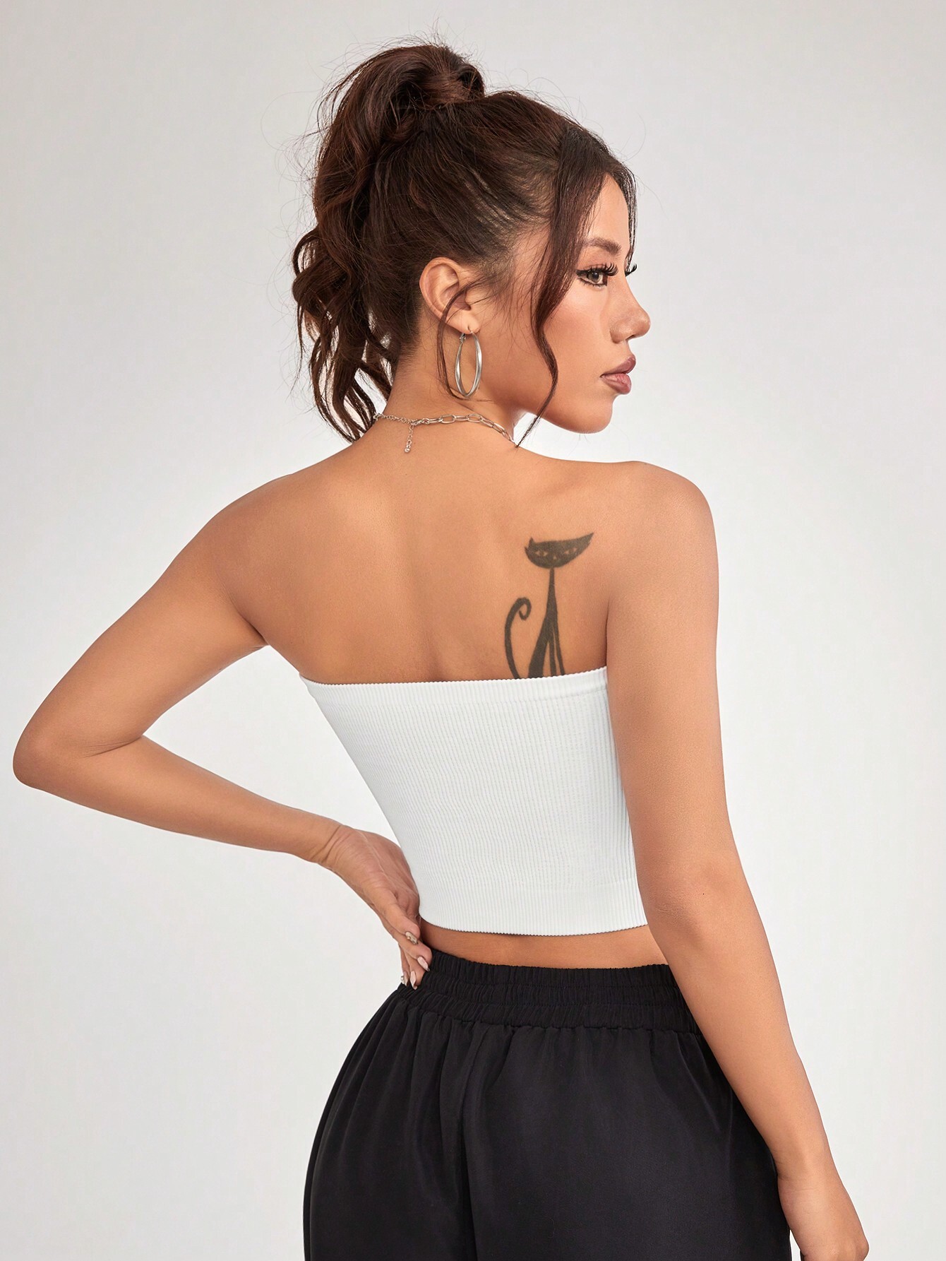 Womens 3 Pack Tube Crop Tops Going Out Strapless Basic Backless Bandeau Bra Summer Outfits