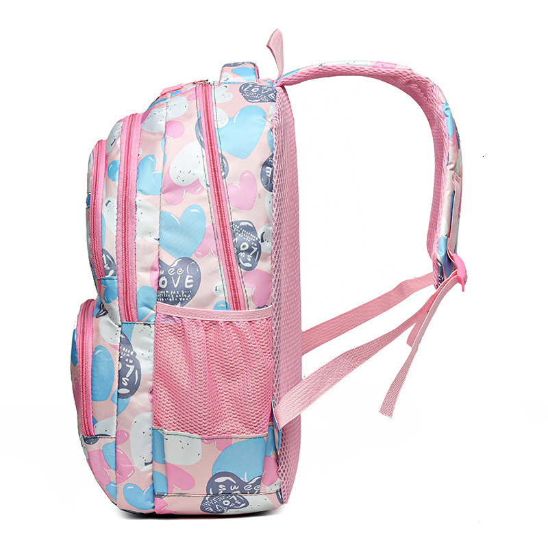 Student large capacity, children's printed, casual fashionable, and lightweight outdoor backpack, reducing load