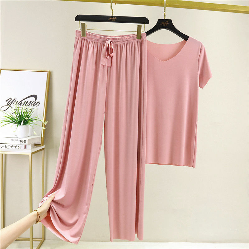 B616-Pajamas women's winter island fleece pullover long-sleeved trousers home clothes cartoon casual comfortable warm two-piece suit