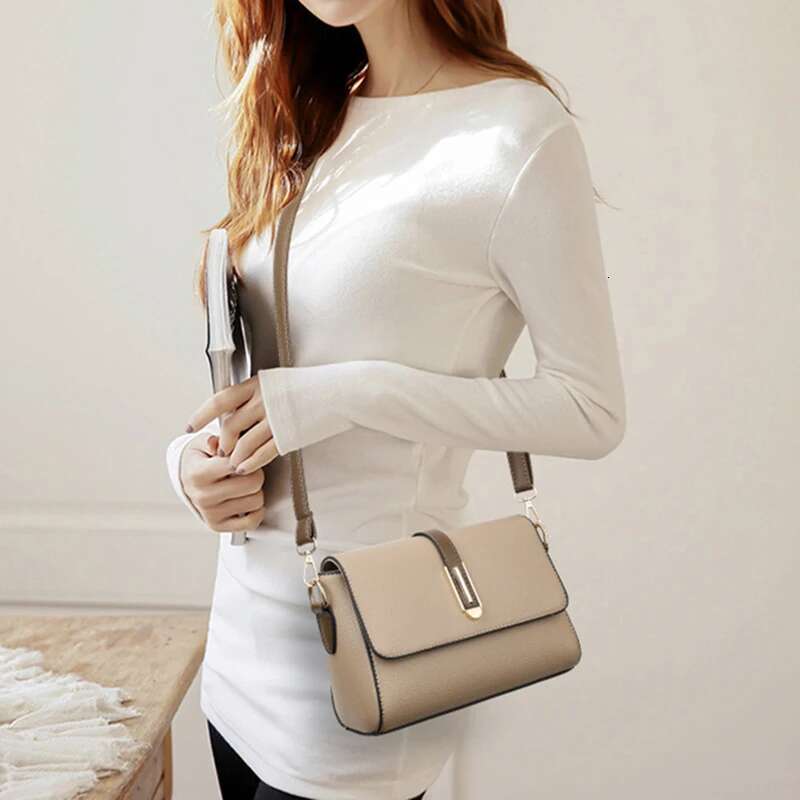 New Women s Fashion Crossbody Bag PU Leather Crossbody Bag Designer Multi functional Shoulder Bag Women s Bag Small Handbag bag