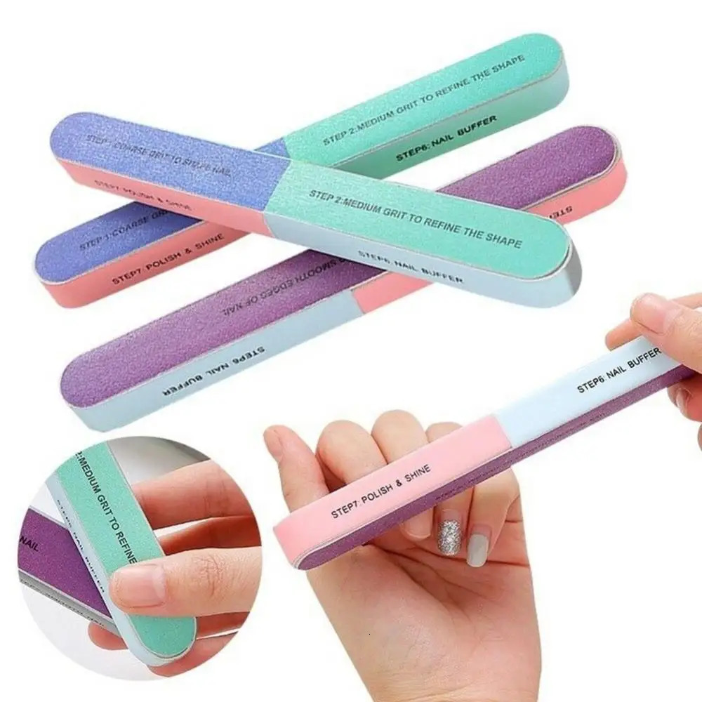 Nail polish buffer Art Sanding Files Buffer Block Manicure Pedicure Tools Sand Surface Sponge File 241230