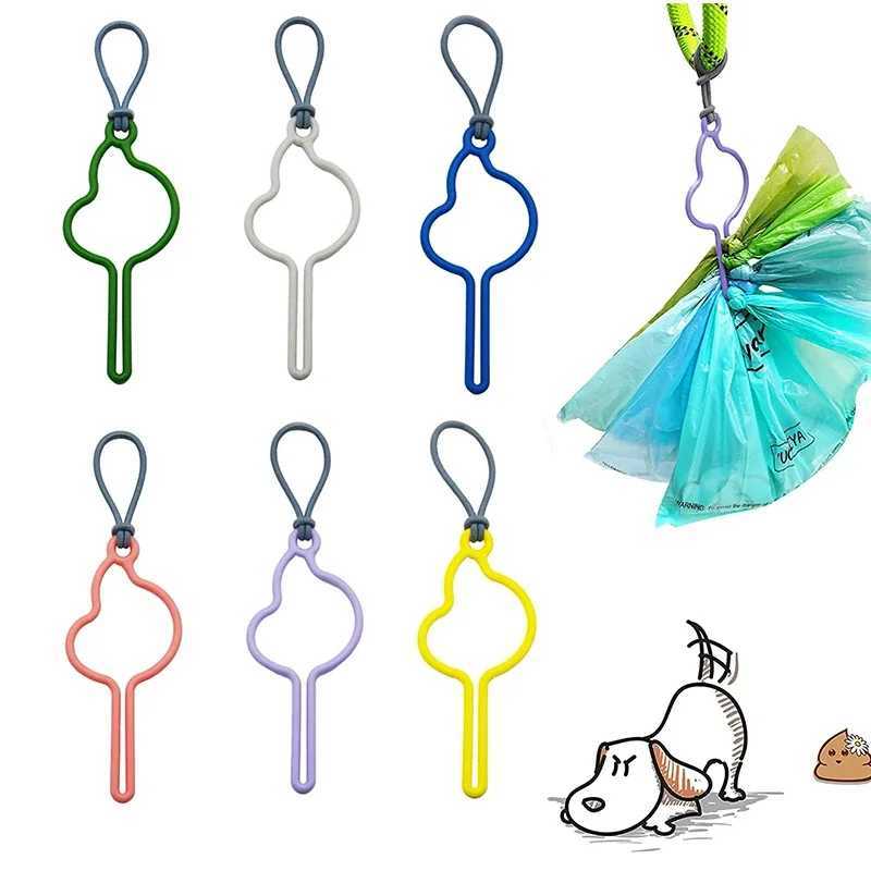 Hands-Free Dog Poop Bags Dispenser Holder for Leash Pet Waste Bags Carrier Dog Walking Accessories Dog Cleaning SuppliesXJ250104