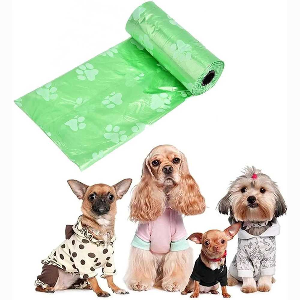 10 Rolls Pet Dog Poop Bags biodegradable Bag Garbage Bag Puppy Cat Pooper Scooper Bag (15 Bag/ Roll) Outdoor Clean Pets SuppliesXJ250104