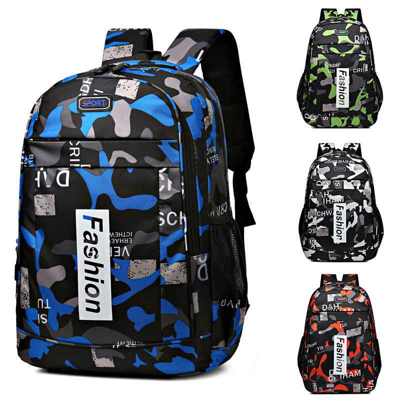 New high-capacity Oxford camouflage student leisure travel business outdoor backpack