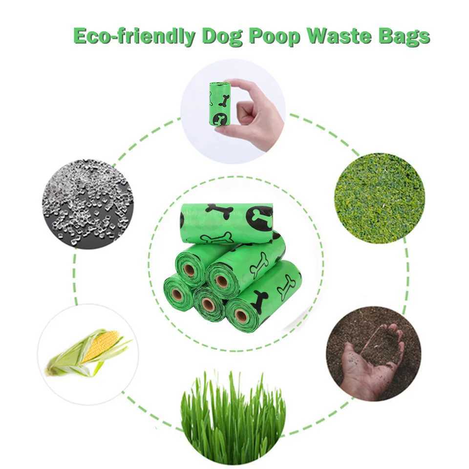 Dog Poop Bags Rolls Lavender Scented Leakproof Strong Sturdy Poop Bags for Dogs Cats Litter Unique Christmas GiftsXJ250104