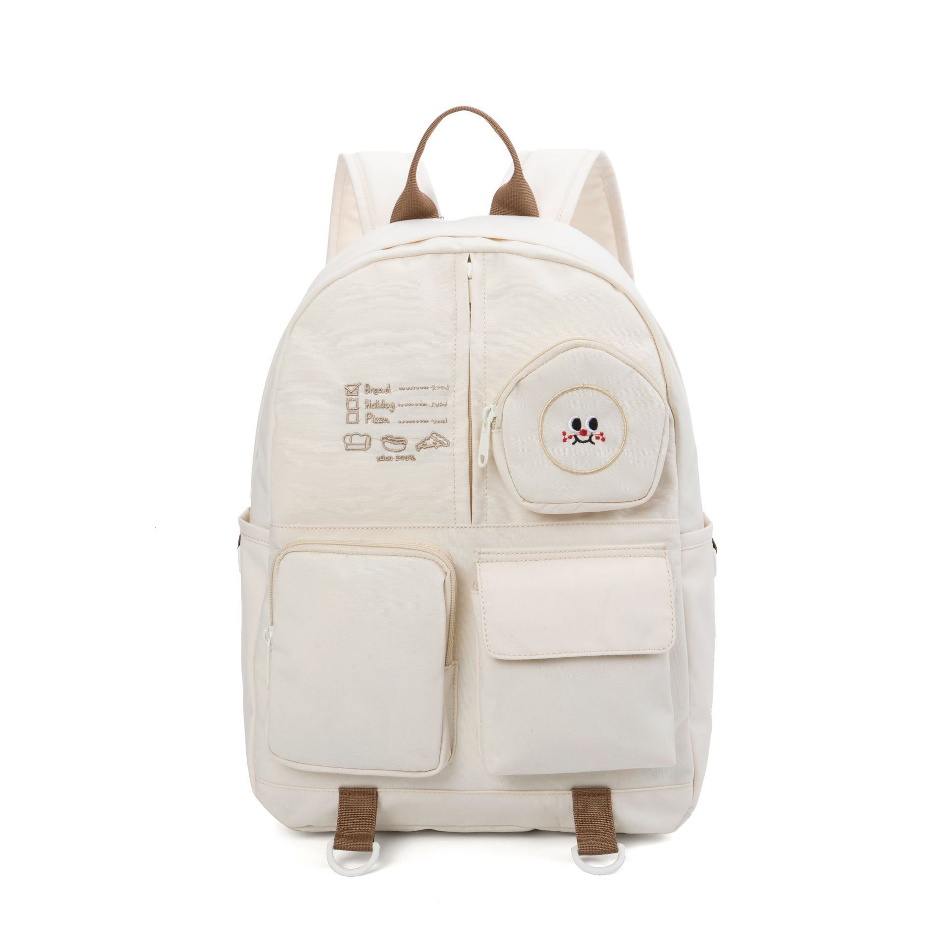 2023 New Small Fresh Korean Edition Cute Student Female Canvas Travel Backpack