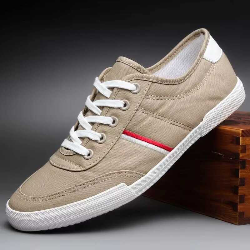 Designer shoes Casual canvas shoes mens sneakers spring new white shoes versatile mens designer sports board shoes fashion versatile mens fashion shoe