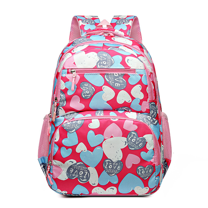 Student large capacity, children's printed, casual fashionable, and lightweight outdoor backpack, reducing load