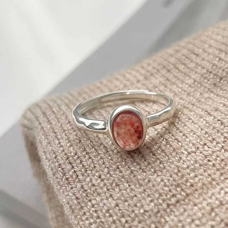 925 Sterling Silver Rings For Women Simple Vintage Handmade Adjustable Finger Sterry Ring Fashion Band Female Bijoux GiftXJ250104