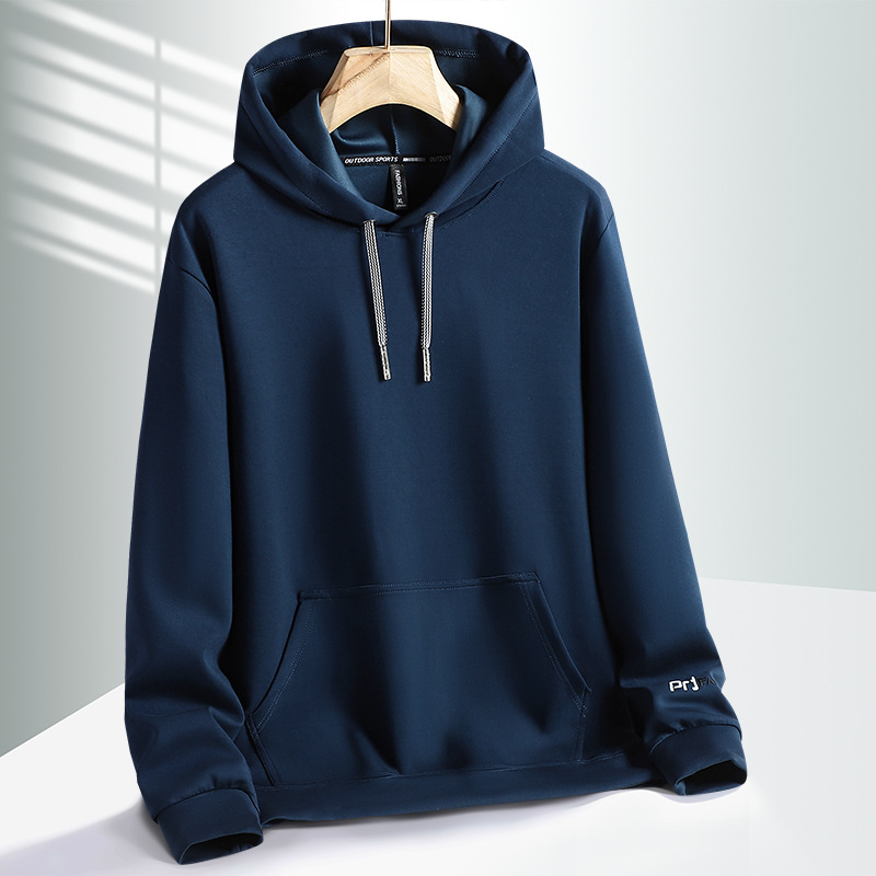 MU01033 Hooded sports sweatshirt men 2024 autumn new long-sleeved men's jacket
