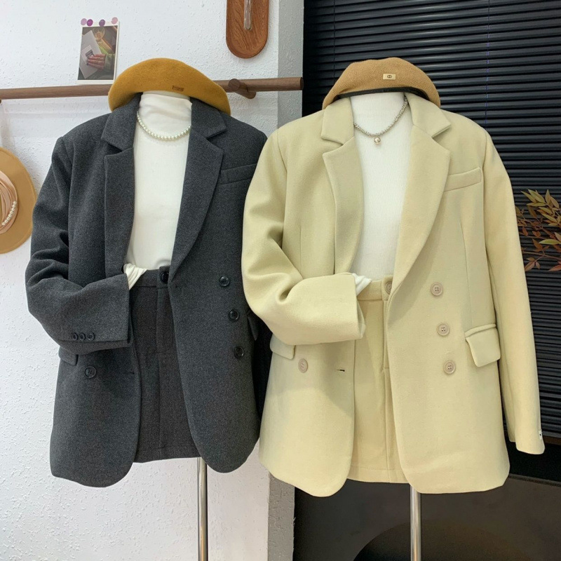 K14New suit jacket for women 2024 school supply black suit college style uniform suit