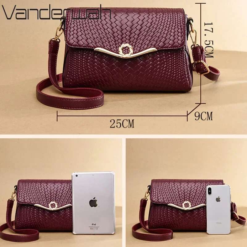 trend leisure new leather shoulder bag trend crossbody bag designer women s retro crossbody bag