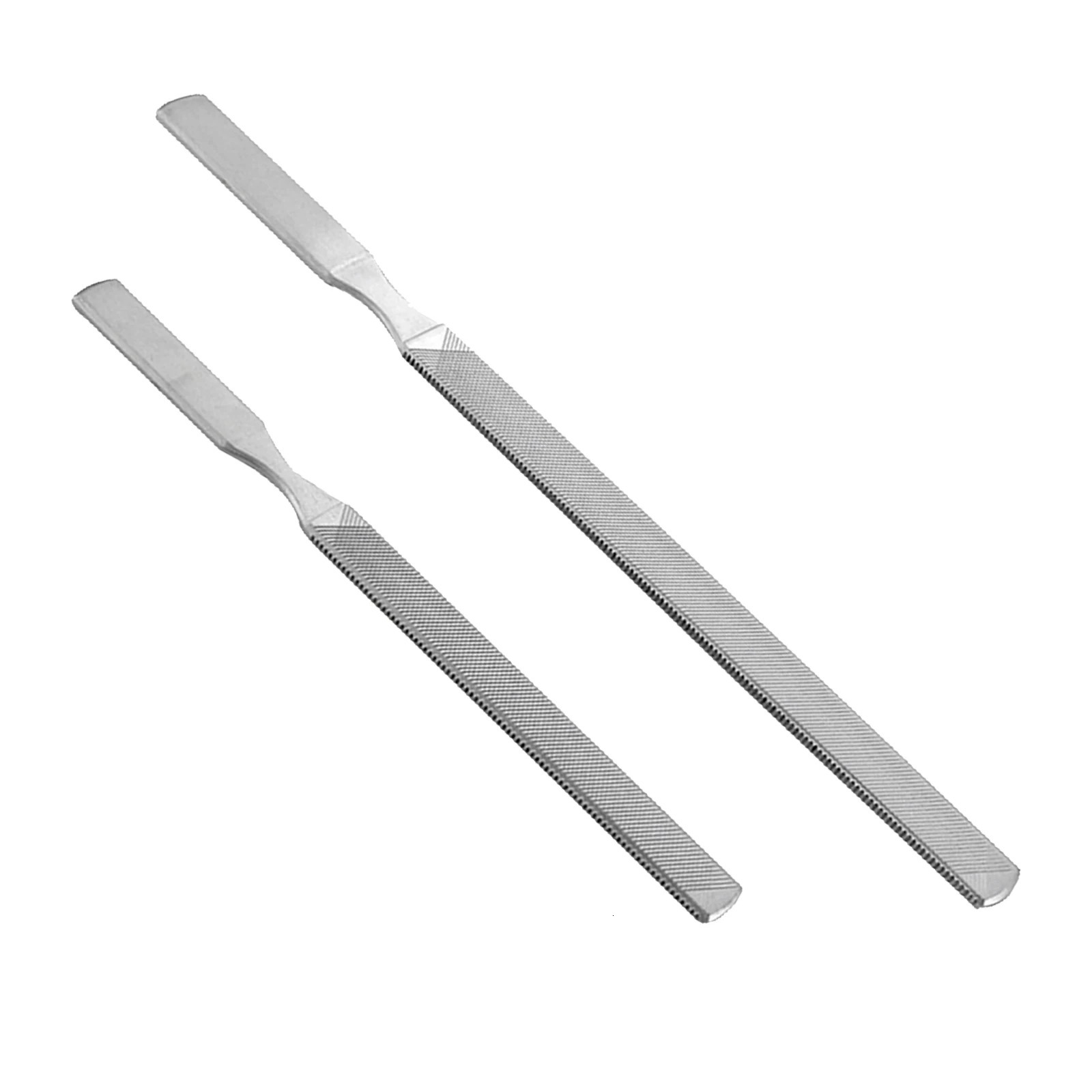 Double Sided Pedicure Metal File Stainless Steel Remover For Sanding Rod Scrub Tools 241230