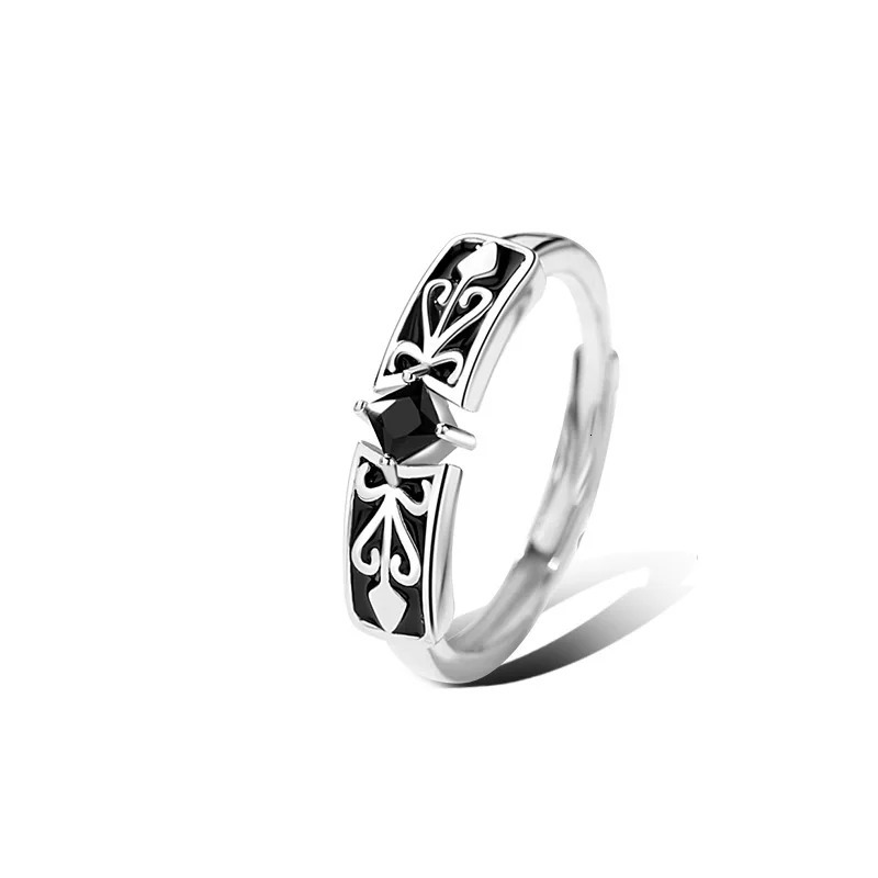 Silvology Real 925 Sterling Silver Princess Knight Couple Rings Original n Crown Birthday Ring Valentines Day Jewelry 250103