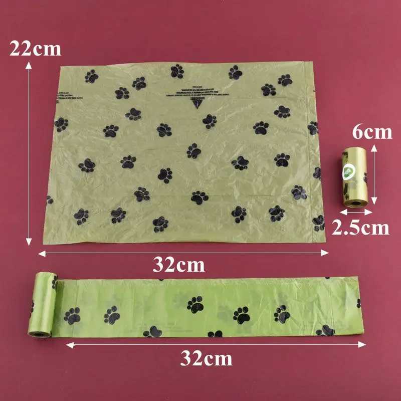 Pet Biodegradable Trash Bag 36-42 Rolls Dog Poop Bags Bulk cented Poo Bag Degradable Cat Waste Bags Dog Poop DispenserXJ250104