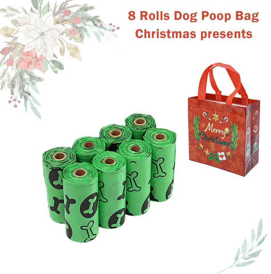 Dog Poop Bags Rolls Lavender Scented Leakproof Strong Sturdy Poop Bags for Dogs Cats Litter Unique Christmas GiftsXJ250104