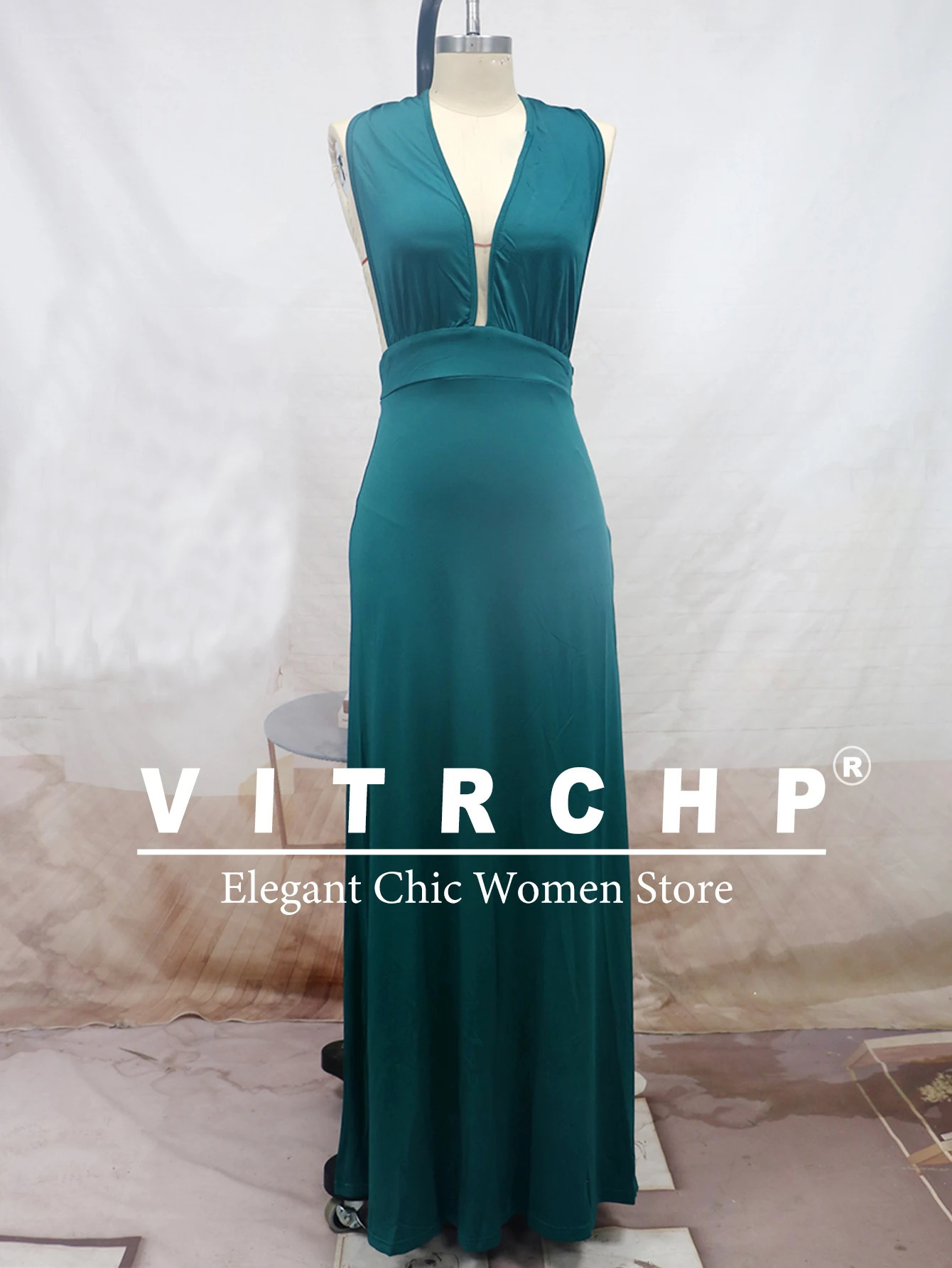 VITRCHP 2025 Bridesmaid Dress Floor Length Maxi Unlimited Dress Multi way Dress Formal Packaging Sexy Evening Dress 250103