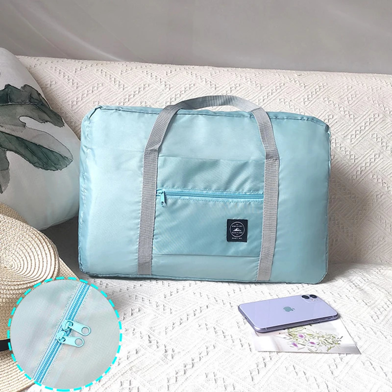 Travel Bag Folding Storage Largecapacity Baggage Package Portable Multifunction Airplane Handbag Weekend Trip 241226