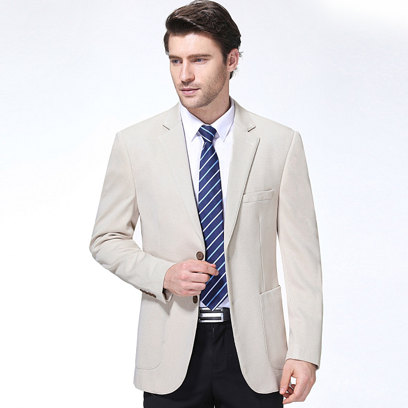 3694 Men's Wool Business Suit - Autumn Winter Middle Aged