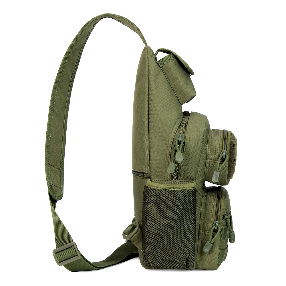 Junsheng's New Multifunctional Sports Outdoor Tactical Chest Military Camouflage Handheld Shoulder Crossbody Bag, Cycling Travel