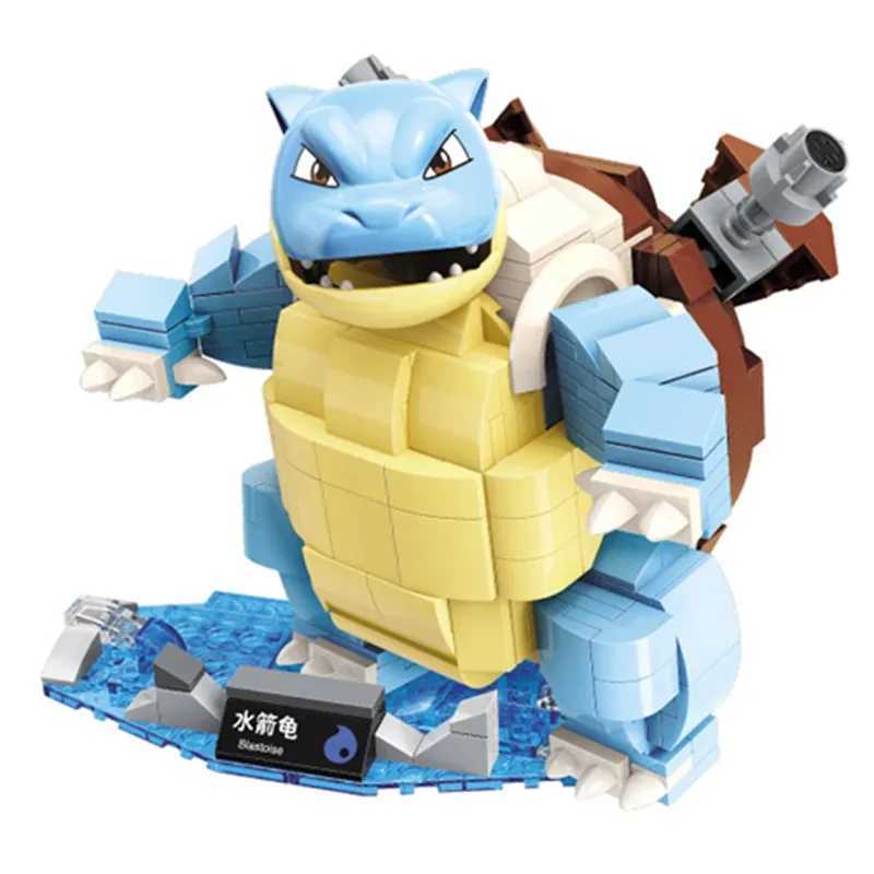 Blocks Charizard Mewtwo Bulbasaur Building Blocks Cartoon Figure Model Bricks Sets Movie Doll Model Kids Toys For Children Gift H240104