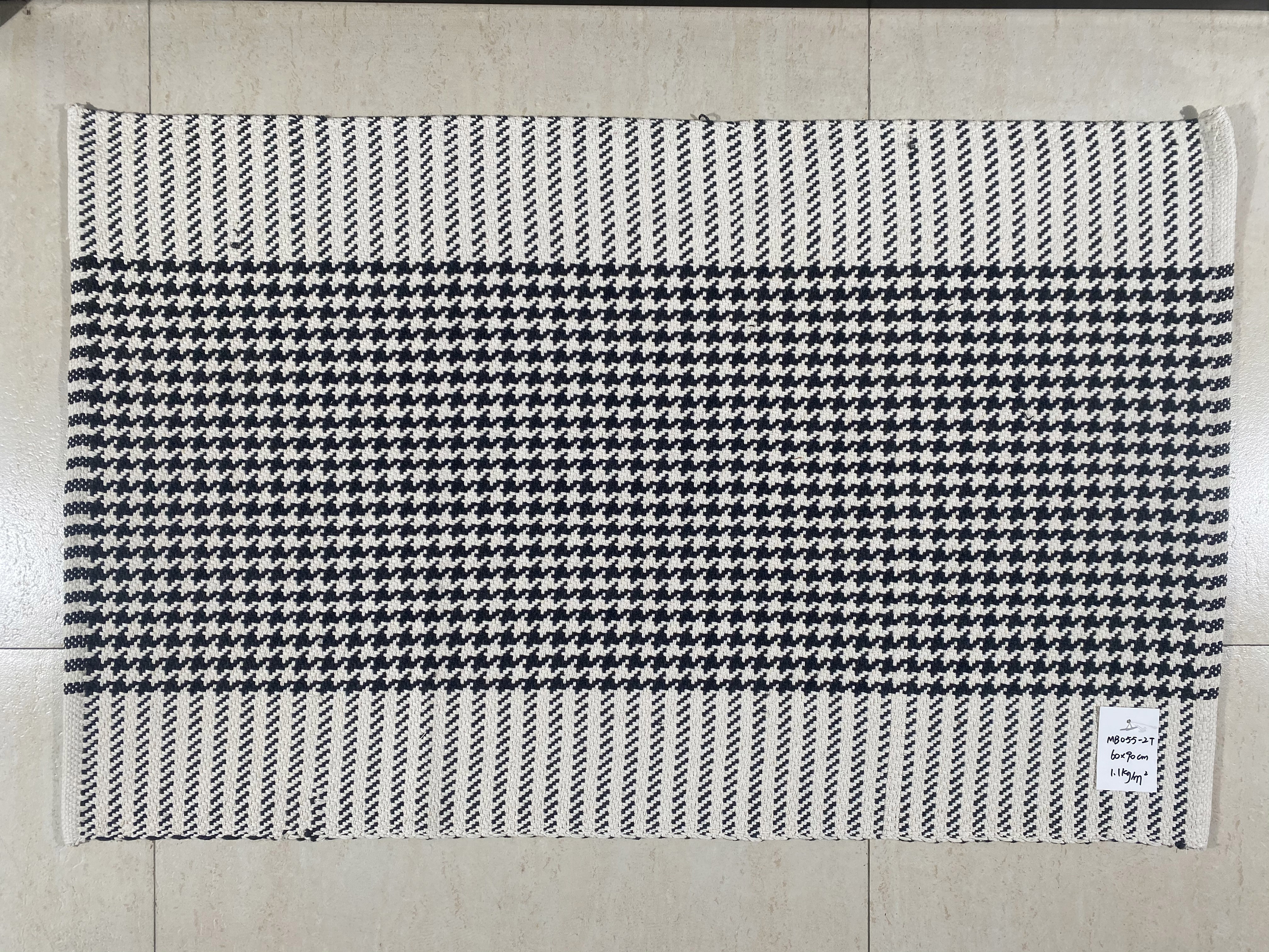 Robust Colored Cotton Area Rug - Versatile and Well-Made Flooring Solution