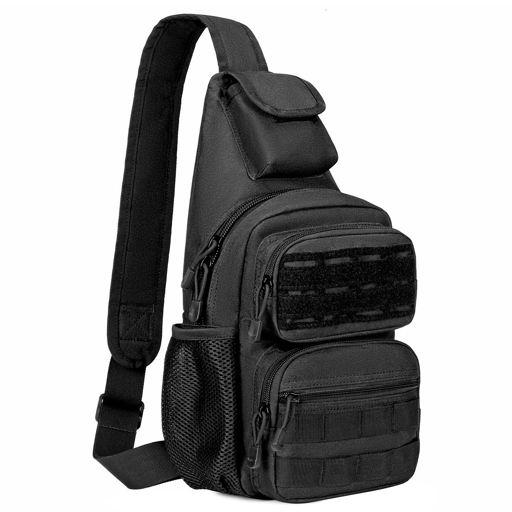 Junsheng's New Multifunctional Sports Outdoor Tactical Chest Military Camouflage Handheld Shoulder Crossbody Bag, Cycling Travel
