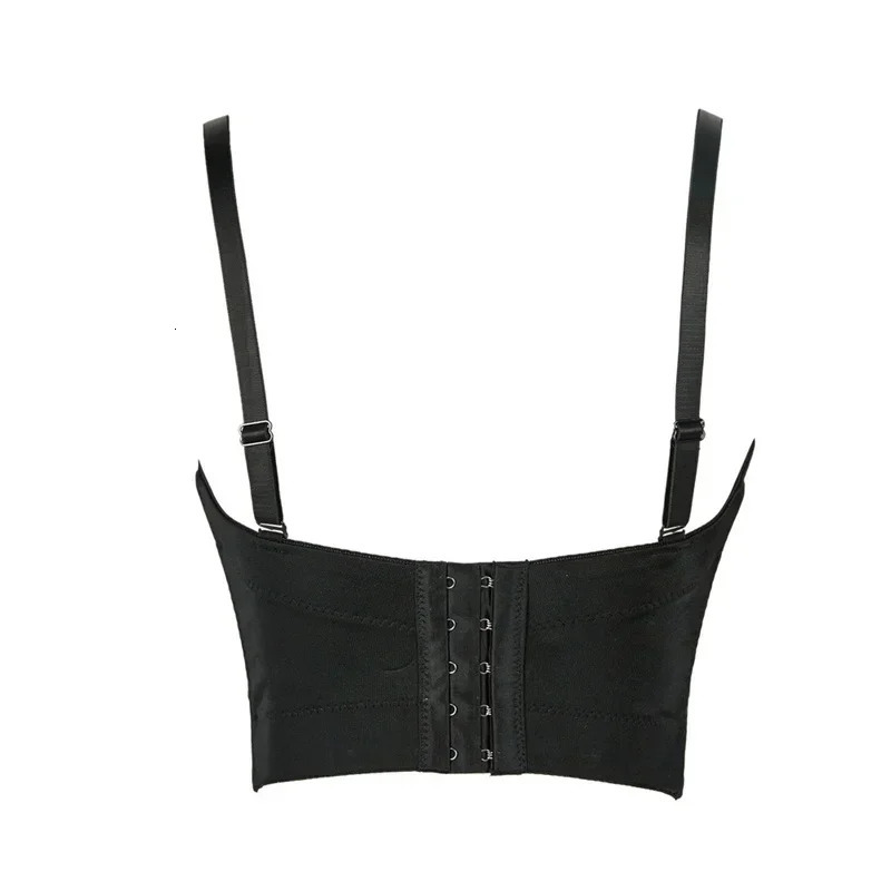 Summer Crop Top Women Sexy Rivet Diamond Corset Woman Clothing Blusas Push Up Bustier Club Bra Camis Handmade Ladies Tank Tops 250103