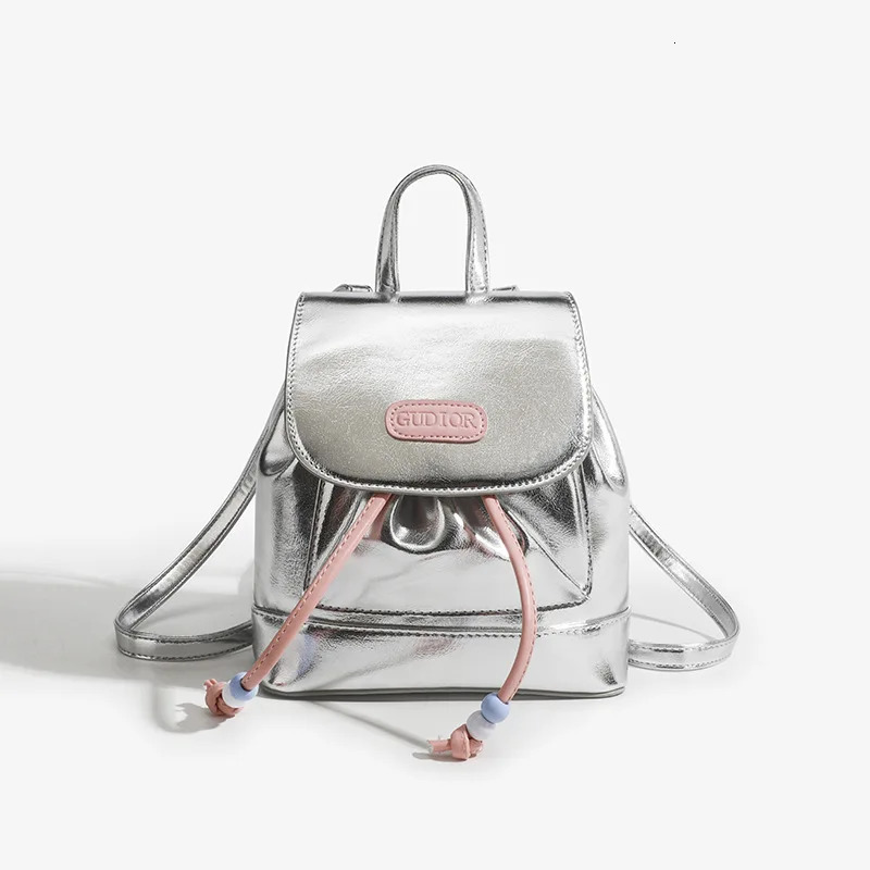 Ladies Backpacks Fashion Women PU Leather Double Shoulder Bags Small Female High-capacity Backbags Korean Casual Handbags 250102