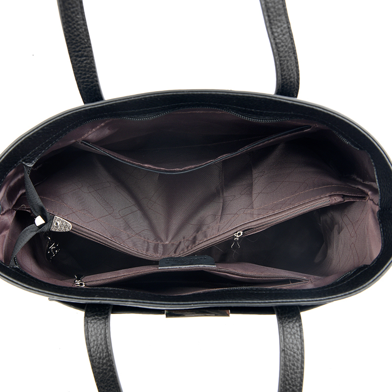 New High Quality Fashion Soft Leather Women's Bucket Bag Trendy Women Handbag Large Capacity Female Shopping Bags Wallet