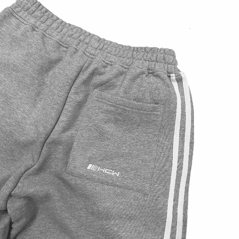 HCW Striped Embroidered Zip Hoodie Sweatpants Two Piece Set Y2K Sportswear Womens Mens Hip Hop Oversized Hoodie Lounge Pants Set 250103