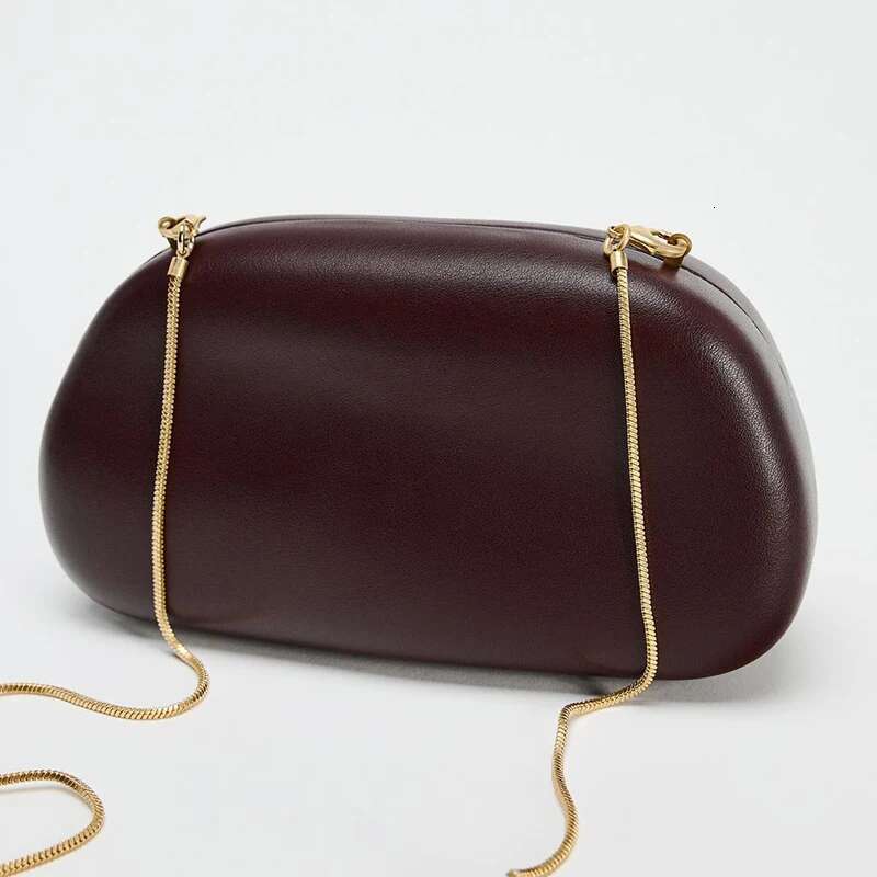 Box Bag Metal Details Crossbody Pu Leather Clutch Shoulder Brand Handbags Women's Handbag Ladies Female Evening Purse Red