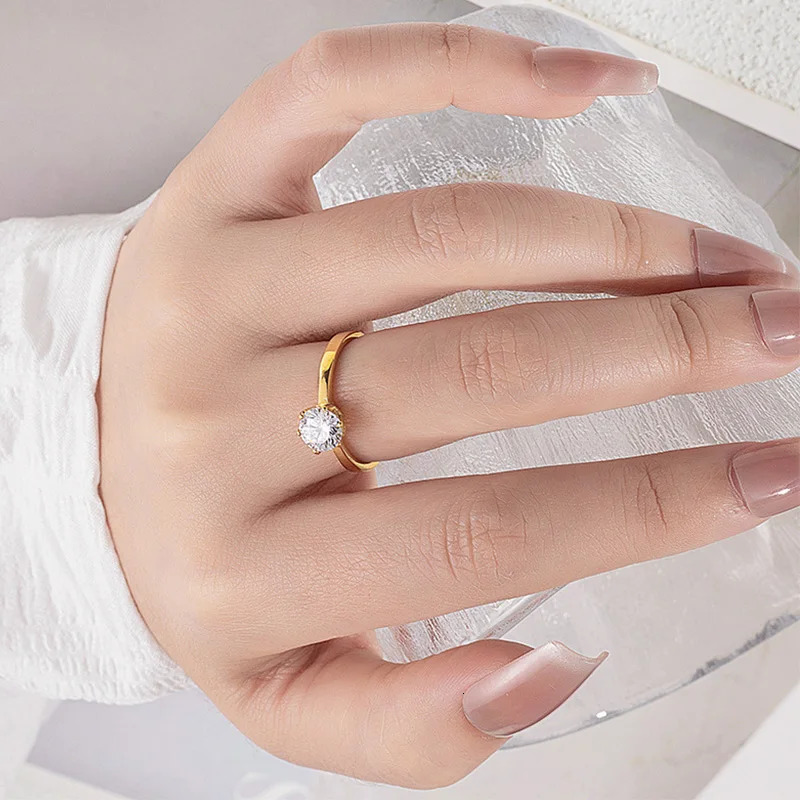 Wedding Ring Couple Rings for Women Stainless Steel Ring Woman Quality Jewelry Set of Rings Men Dating Engagement Fashion 250103