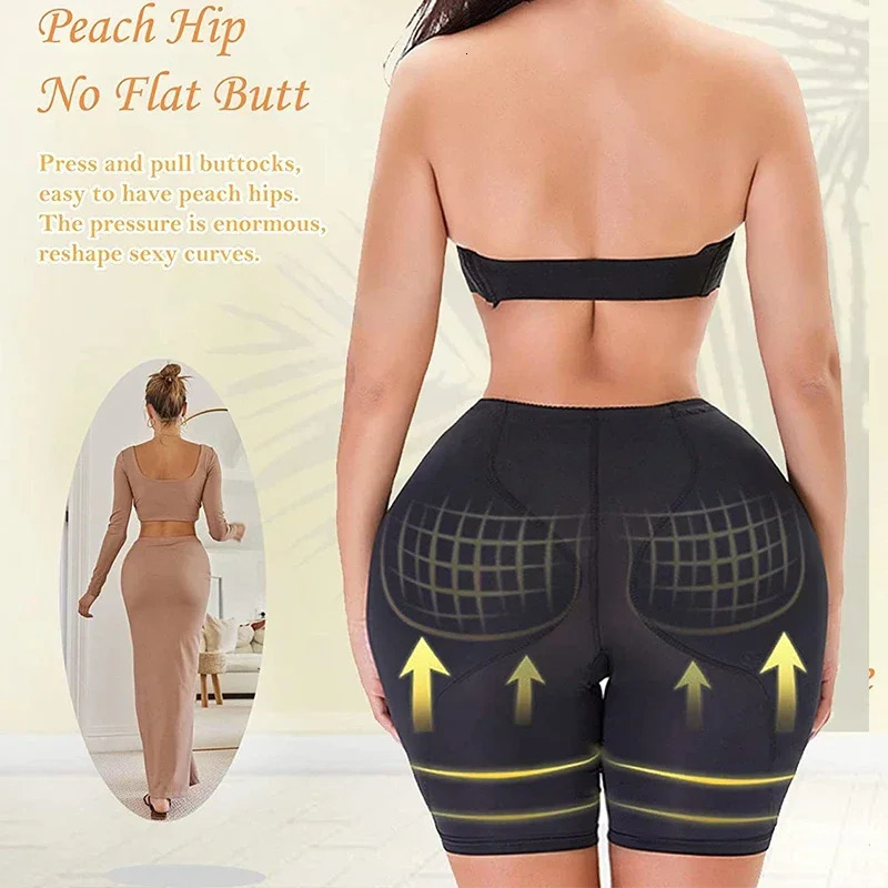 GUUDIA Hip Butt Enhancer Butt Lifter Padded Panties Pad Shapewear Bottom Enhance 6XL Hip Dip Smooth Women Body Shaper Panties 250103